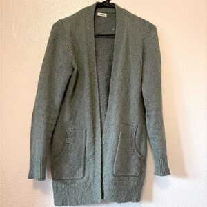 L.L.Bean 100% Cotton Ragg Sweater Cardigan